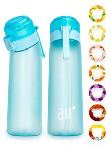 1 Bình nước thể thao kèm 1 viên nang hương vị hình gấu ngẫu nhiên (không đường, không calo), chống rò rỉ, thích hợp cho leo núi, tập thể dục và các hoạt động ngoài trời, là lựa chọn quà tặng tuyệt vời. - Nhiều màu - Xem 10