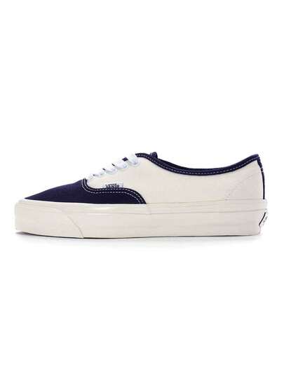 Vans男鞋女鞋Authentic Reissue 44拼色休閒帆布鞋板鞋休閒鞋VN000CQACIE