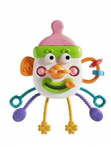 Baby Pull Rope Toy, Infant Busy Board Toy, Made Of ABS Material, Gift For Babies - Multicolor - View 9