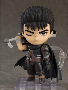 10cm Anime Collectible Figure, Fully Posable Toy Model, Guts Black Swordsman Statue, Anime Character Figurine, Stylish Black Knight Decor, Anime Merchandise Collectible Model - Multicolor - View 15