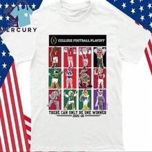 2025 College Football Playoff 12 Team Mascots Shirt - 黑色 - 查看 8