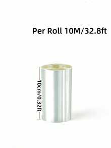 1 Roll Extra Long Transparent Cake Edging, Made Of PET Material, Cake Packaging Film, Used For Decorating Mousse, Chocolate Pastries, Baking Tools, Cake Decorations, Kitchen Supplies - Easily Make Delicious Cakes - Clear - View 13