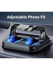 1 cái Giá đỡ điện thoại kiểu dáng mới năm 2025, Giá đỡ điện thoại trên ô tô, Giá đỡ điện thoại gắn trên bảng điều khiển kèm giá đỡ biển số. - A - Xem 4