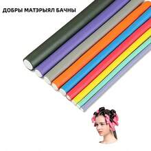 6/10 piezas Rulos de cabello de esponja, varillas de goma, rulos de cabello sin calor, herramienta de rizado de cabello sin esfuerzo, adecuada para uso doméstico, fácil de conseguir rizos perfectos, opciones de ancho - Multicolor - Ver 3
