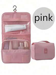 1 pieza Bolsa de aseo de gran capacidad para viajes, bolsa de lavado colgante impermeable, organizador de cosméticos, bolsa de almacenamiento de viaje multifuncional, bolso de mano con cremallera portátil, bolsa de almacenamiento de herramientas de belleza, bolsa de maquillaje de viaje para mujeres, organización de cosméticos, artículo esencial para viajes, regalo para mujeres, regalo de vacaciones, regalo de Navidad, bolsa de artículos de tocador, bolsa de ducha para mujeres, regalo del Día de la Madre, regalo para maestros, artículos esenciales para cruceros - Multicolor - Ver 11