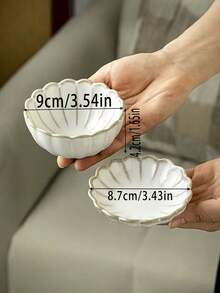 1set Vintage Crackle Glaze Ceramic Bowl & Plate Set, Dessert Bowls, Rice Bowls, Dipping Sauce Dishes, Snack Plates, Tableware Set - Multicolor - View 13