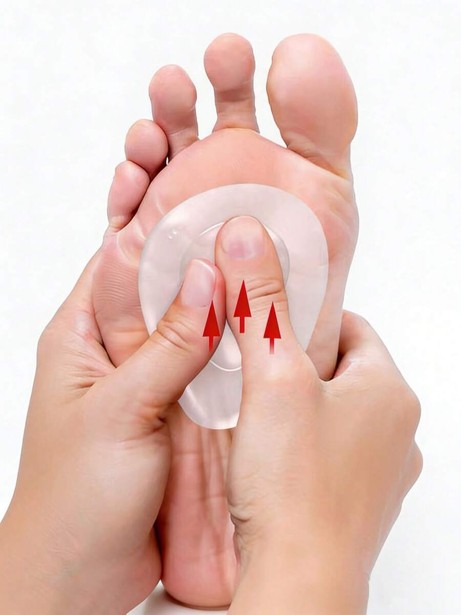 1-5 Pairs Reusable Women Metatarsal Pads, Fit For High Heels, Transparent One Size, Relieve Foot Pain