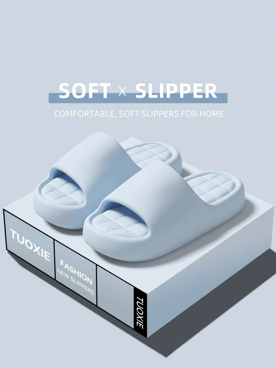MAOLI Solid Color Couples Thick Sole Soft EVA Non-Slip Soft Comfortable Beach Holiday Quick-Dry Sports Style Sandals, Multiple Colors Available, Soft Sofa Cushion-Like Insole, Fashionable Unisex Slippers, Women's Summer Plastic Slippers, Women's House Slippers, Women's Sandals, Men's Summer Flip Flops