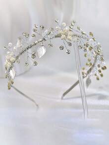 1 chiếc băng đô cài tóc nữ thanh lịch và tinh tế, quà tặng thủ công phù hợp cho đám cưới, tiệc tùng, lễ kỷ niệm và lễ hội. - Nhiều màu - Xem 7