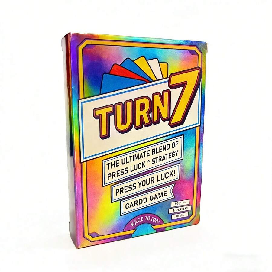 TURN 7 Card Game - Fun Luck & Strategy Fast-Paced Game | Easy To Learn | Perfect For Game Nights, Family Gatherings & Holiday Gifts - Multicolor - View 1