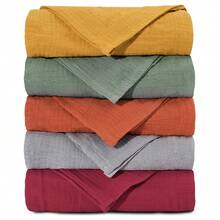 5pcs Baby Muslin Swaddle Blankets, 23.5 X 23.5 Inch Large Soft Breathable Muslin Blankets For Newborn Boys And Girls - Muslin Blanket - View 19