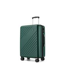 Hard-Shell Luggage Set | 20-Inch Carry-On (Cabin), 24-Inch Medium Checked Bag, 28-Inch Large Checked Bag | ABS+PC, 360° Quiet Wheels, Combination Lock | For Holidays, Business, Family & Weekends - Green - View 13