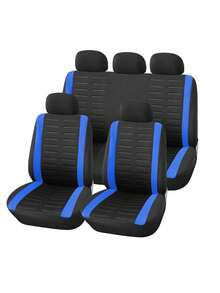 Bộ bọc ghế ô tô 9 món đa năng – Thiết kế sọc dập nổi 3D, lớp đệm mút 4mm, vải chống thấm nước, tương thích với túi khí, phù hợp với xe Sedan, SUV, Pickup, MPV, dễ vệ sinh, che phủ toàn diện (Bao gồm: 2 bọc ghế trước, 1 bọc tựa lưng, 1 bọc ghế sau và 5 bọc tựa đầu) Phụ kiện ghế ô tô - phong cách A - Xem 13