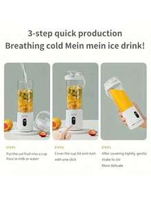 这款便携式搅拌机配备数字显示屏、强劲的20000转/分钟电机和不锈钢刀片。其小巧的设计使其适合制作冰沙、奶昔和蔬菜汁。它便于携带，并兼容USB设备，是居家、办公和旅行的理想之选。 - 彩色 - 查看 11