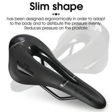 WEST BIKING Bike Saddle MTB Road Bicycle Seat Hollow Breathable Soft Cushion Bike Accessories PU Waterproof Cycling Saddle - Multicolor - View 3