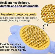 Bàn chải chải lông thú cưng, lược gỡ rối, bàn chải loại bỏ lông, đa năng cho chó. - Nhiều màu - Xem 5