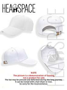 HEADSPACE  Baseball Cap, Unisex Style, 100% Cotton, Breathable And Comfortable. Adjustable Buckle Design Fits All Head Sizes. Suitable For Sports, Outdoor Activities, Indoor Use, Casual Wear And Various Occasions. Ideal Gift For Juneteenth, Father's Day, Mother's Day, Independence Day And The World Cup--Pikachu And Friends Baseball Cap With Colorful Cartoon Print Casual Outdoor Wear For   Fans Summer Hat Lightweight Breathable Design - White - View 4