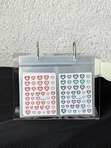 Album đựng sticker nghệ thuật làm móng dung lượng lớn bằng thép không gỉ, giá trưng bày sticker, kệ trưng bày cho tiệm nail, bao gồm 17 trang bên trong (không kèm sticker). - Nhiều màu - Xem 6