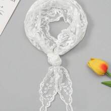 1pc Lace Floral Trim Scarf, Handkerchief, Pocket Square, Decorative Hair Band Bandana,Hair Band,Head Band Perfect For Dressing Up Your Look Valentine's Day Valentines - Nhiều màu - Xem 2