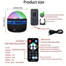 1 pieza Proyector de galaxia con efecto de luces del norte, luz ambiental LED, brillo ajustable y multicolor, alimentado por USB, iluminación envolvente, decoración para habitación/sala de juegos, regalo de cumpleaños/aniversario - Multicolor - Ver 11