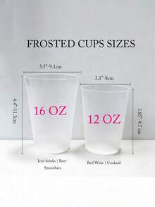 Personalized Pet Portrait Frosted Cups, Custom Dog & Cat Wedding Drinkware - Multicolor - View 6