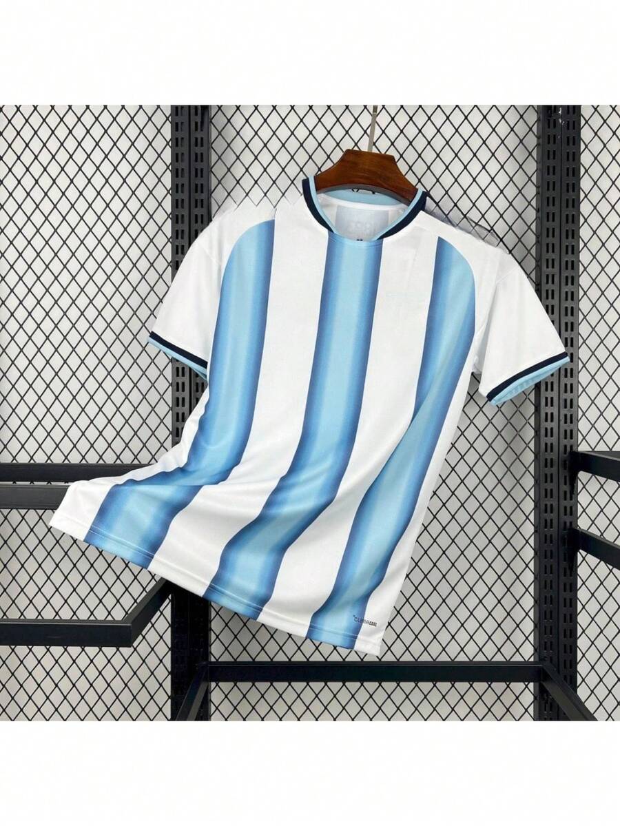 Albiceleste Argen Thai Jersey 1.1 Men's Fan Jersey High Quality 25/26 - Blue/White - View 1