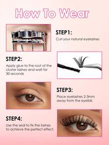 Rikuaild Bộ mi giả tự nhiên mềm mại 608/640 miếng 30D+40D+50D+60D/30D+40D+50D/40D+60D+80D+100D/10D+20D+30D+40D Độ dày cao, cong chữ D, chiều dài hỗn hợp 8-16mm, thích hợp trang điểm hàng ngày, hóa trang hoạt hình, bộ mi giả, mi rời, mi dày, mi giả, phù hợp với mọi hình dạng mắt. - D - Xem 6