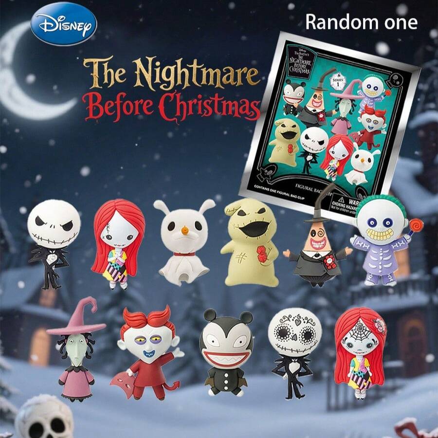 1 Hộp bí mật Disney chính thức có bản quyền: Mô hình 3D, Móc khóa túi, Móc chìa khóa hình nhân vật hoạt hình, Bộ sưu tập đồ chơi anime, Bộ trang trí ba lô Kering. - Nhiều màu - Xem 1