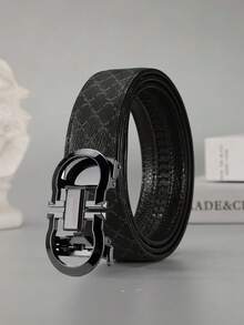 Thắt lưng da cao cấp dành cho nam, khóa tự động bằng hợp kim, thắt lưng quần thời trang. - Nhiều màu - Xem 11