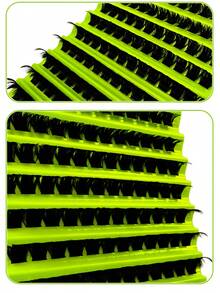 200pcs/160pcs/120pcs/100pcs D-Curl Fluffy DIY False Eyelash Clusters, 200D/160D/100D/80D Cluster Lashes, 0.07mm D-Curl 8-16mm Mixed Natural Eyelash Extension, Super Dense Growth Cluster Lashes, Curled Individual Lashes, Fluffy Soft Independent Lash Clusters, Large Capacity Affordable, 3D Mink False Eyelashes - D - View 8