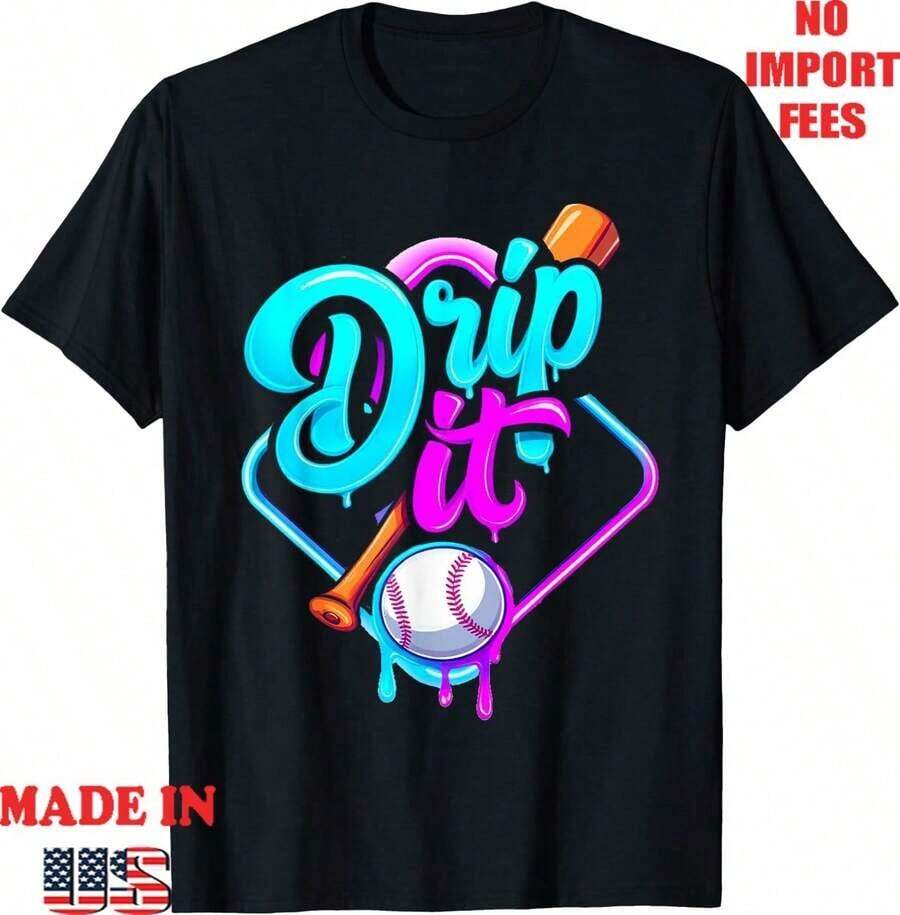 Baseball Lifestyle 101 Youth Baseball Drip Icecream T-Shirt, Kid Adult Tee - Nhiều màu - Xem 1