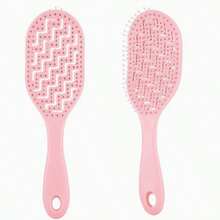 1 pieza Peine antiestático de 8 dientes para mujer, apto para cabello seco/húmedo, liso/grueso y rizado, masaje del cuero cabelludo - Multicolor - Ver 10
