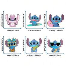 Monogram 1pc Officially Licensed Metal Alloy Cartoon Brooch, Cute Collectible Gift, Anime Peripherals, Skull Model Jewelry Decoration For Backpack, Clothes, Pencil Case, Daily Wear, Birthday Gift, Fashion Pin - Multiple Styles - View 2