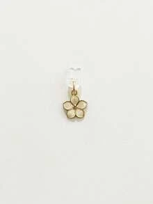 Minimalist Flower Shaped Dust Plug For Phone, Tablet, And Charging Port - White - View 3