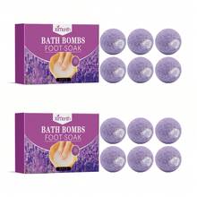 Ximonth Set De Bolas De Sal De Baño Con Lavanda, Para Pies, Refresca Los Pies, Reduce Olores, Alivia Tensión Muscular, Hidrata Intensamente, Textura Suave, Uso Cómodo, Para Cuidado Diario - Lavanda - Ver 10