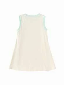 Balabala 女童蝴蝶结连衣裙 甜美可爱 飘逸透气 派对假日公主裙 2026夏季款 - 乳白 - 查看 5