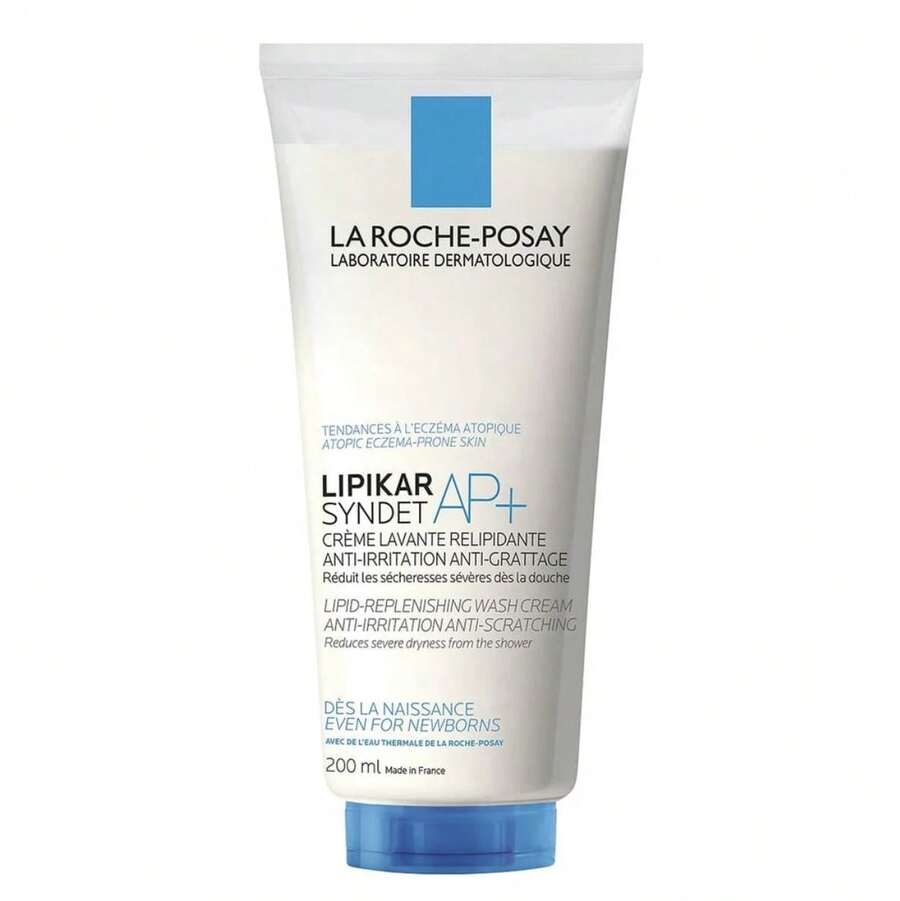 La Roche Posay Lipikar Syndet AP+ 200ml Gel Ducha Piel Atopica Seca Bebe Adulto Calmante Anti Picor Hidratante Niacinamida Karite Sin Perfume Uso Diario - Sandalwood - Ver 1