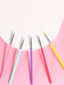 Bộ 3 cọ trang điểm silicon đầu nhọn, cọ kẻ mắt siêu mảnh, cọ che khuyết điểm vùng bọng mắt, cọ vẽ móng, bộ cọ đa năng. - Nhiều màu - Xem 6