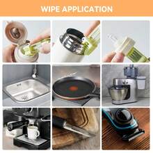 3-In-1 Cup Lid Crevice Cleaning Brush Set, Multi-Functional Bottle Cleaning Brush, Silicone Cup Lid Crevice Cleaner, Home Kitchen Crevice Cleaning Tool (Three Colors) - View 10