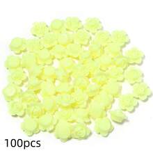 100 pcs Manik Resin Mawar Mini Warna-warni, Sempurna untuk Membuat Kalung, Gelang, Bangle, Gantungan Kunci dan Aksesori Perhiasan Lainnya - mawar - View 14