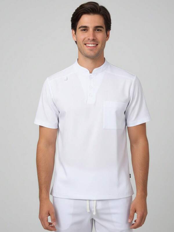 Uniforme Quirurgico  Regular    Botón  Bolsillo    para Caballero Modelo Osler