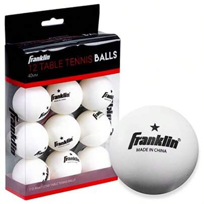 1 Star Table Tennis Balls Pack Of 12 40 Mm