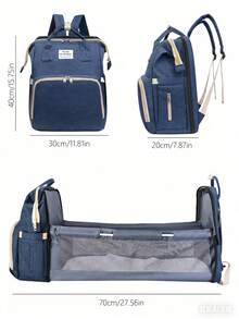 Oaoleer 1PC Diaper Baby Bag Backpack With Changing Station Changing Pad Nursing Bag Baby Shower Tote Bottle Bag Waterproof Large Capacity,Baby Registry Search,Newborn Essentials - Nhiều màu - Xem 14