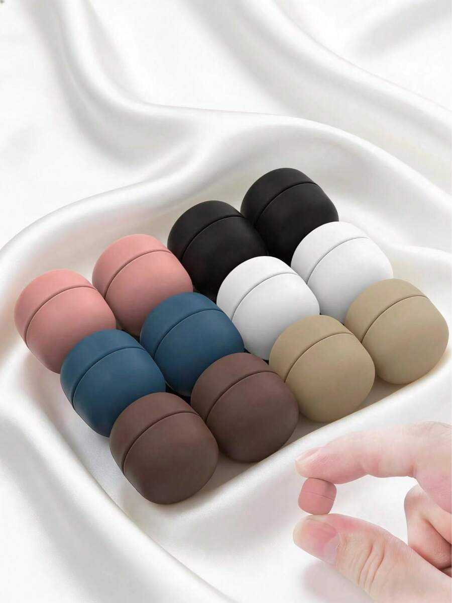 12Pcs Women's Magnetic Hijab Pins, Multi-Purpose Magnetic Brooch For Hijabs, Scarves, Shirts, Dresses, And Clothes,Beach,Holiday