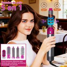5-In-1 Multifunction Sirocco Curling Set: Straightens, Blow-Drys, And Self-Styling Hair Dryer - US A Type Plug(110-127V) - View 1
