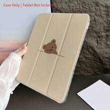 Cute Bear And Dots Pattern Aesthetic Tablet Case For Pencil Holder, Auto Wake/Sleep Tablet Protective Cover With  10th 11th 9th  Air 4th 8/7/6/5th For  Pro Generation Case Birthday Holiday Christian Religious Gifts For Women - 查看 6