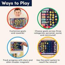 B. Battat Education - Tabla de Responsabilidades para Niños - Tabla de Tareas para Niños - Tabla de Recompensas para Niños - Tabla Magnética de Tareas - 3 Años + - ¡Soy Responsable! - Cuadro de Tareas Magntico - Ver 5