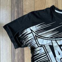 Street Style Corteiz Skull Island Print T-Shirt, White Casual Short Sleeve Tee - 1 Màu đen - Xem 2