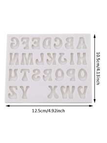 Silicone Daily Use English Letter & Number Shaped Molds, Holiday, Kitchen Handmade Molds, Soap, Candle, Plaster Molds, Kitchen Accessories, DIY Supplies - Multicolor - View 17
