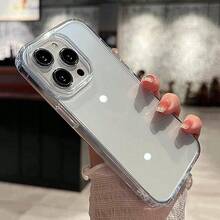 Funda Transparente de Acrílico Simple para iPhone 16 17 15 14 13 12 11 Pro Max XS XR, Resistente a Impactos, Carcasa Rígida Trasera, aplicable a todos los modelos de iPhone 11 a 17. - Estilo 1 (1 pieza) - Ver 11